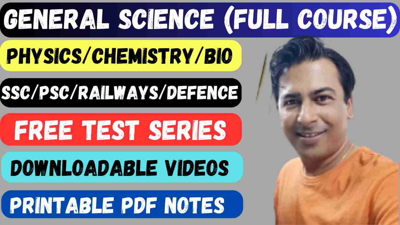 General Science Course, Complete Course on General Science
